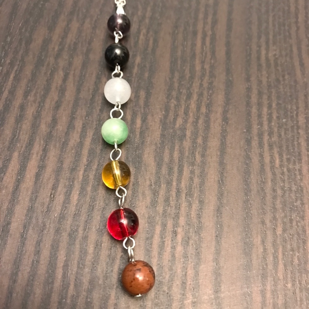 NEW!💙💎🌈CHAKRA!🌈RAINBOW🌈NECKLACE!🌈💎💙LOVE!🌈 - Picture 3 of 13